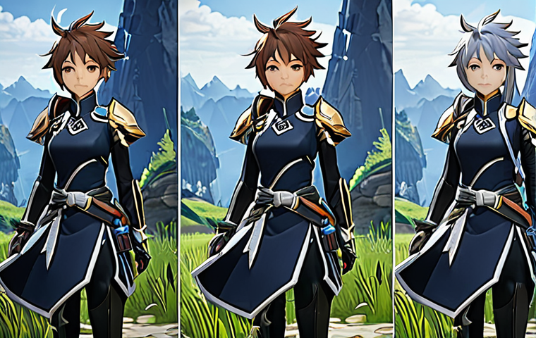 원신 탐험 효율적으로 진행하는 법 - Here are three detailed image prompts in English, based on the provided text, focusing on the new re...