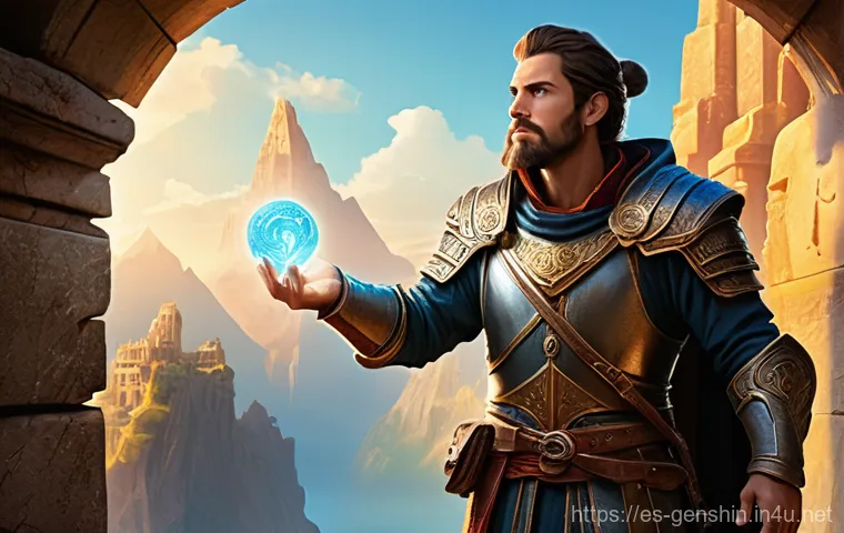 원신 탐험 지도 공유 - **Prompt 1: Focused Exploration with Interactive Map**
    "A determined young female adventurer, st...